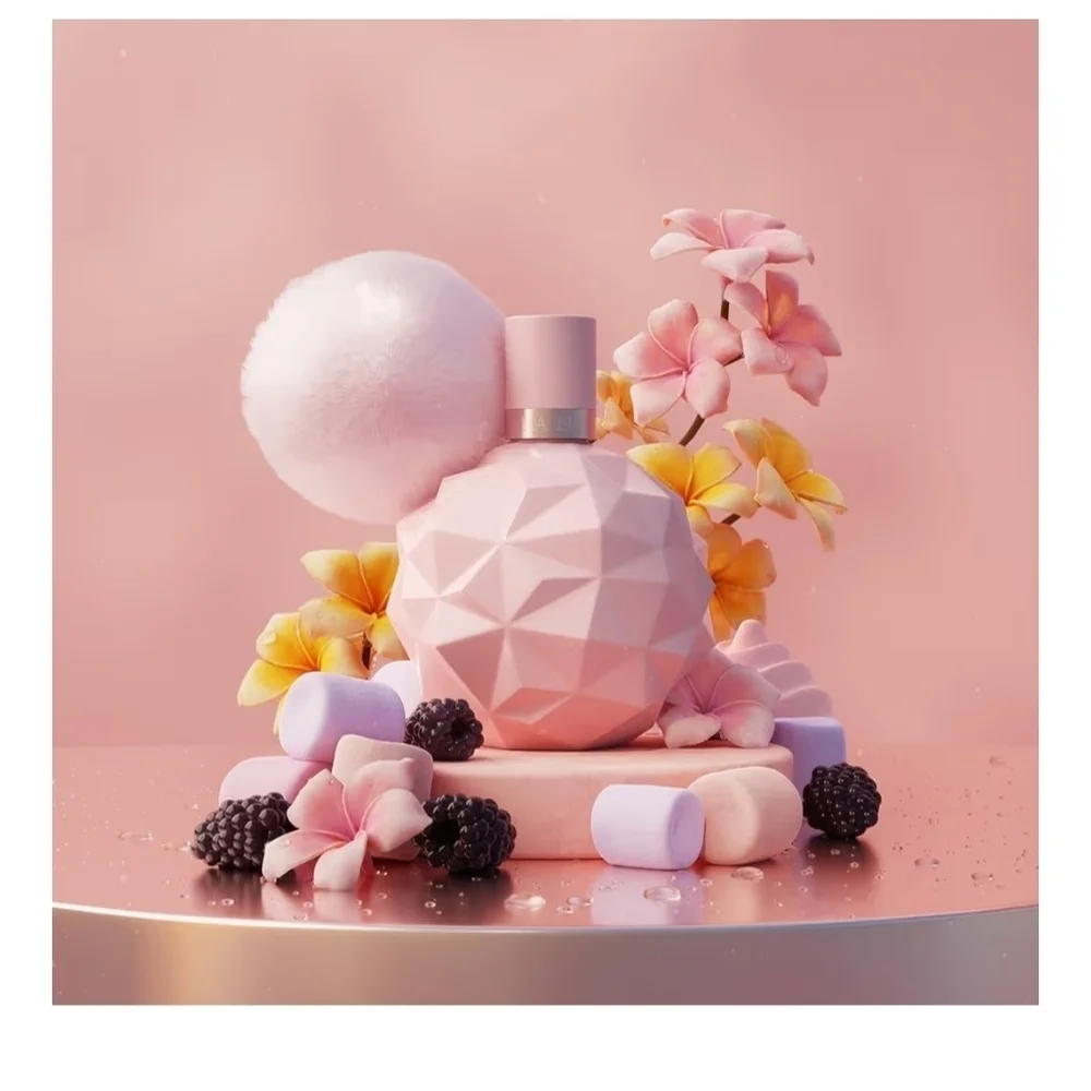 Ariana Grande Pink Floral Bath Set
